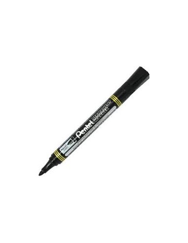 PENTEL Marqueur permanent N850 Pointe ogive, encre indélébile à base alcool. Noir