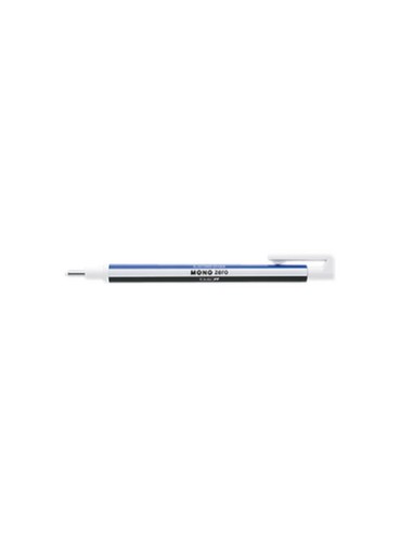 TOMBOW Stylo gomme pointe ronde, corps Bleu/Blanc/Noir