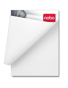 NOBO Recharges papier pour chevalet, bloc 40 feuilles Blanches unies 2