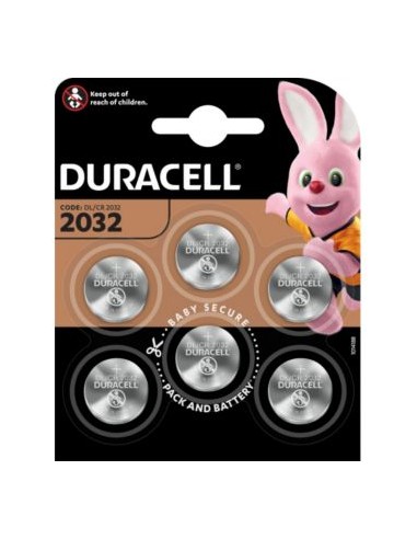 DURACELL Blister de 6 piles 2032 lithium pour appareils électroniques 5000394056183