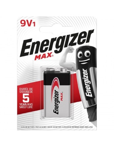 ENERGIZER Blister de 1 pile 9v 6LR61 max 7638900426663