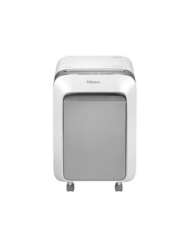 FELLOWES Destructeur micropart LX-Series LX211 Blanc sécurité P-5, détruit 15F, corbeille 23L 5050301