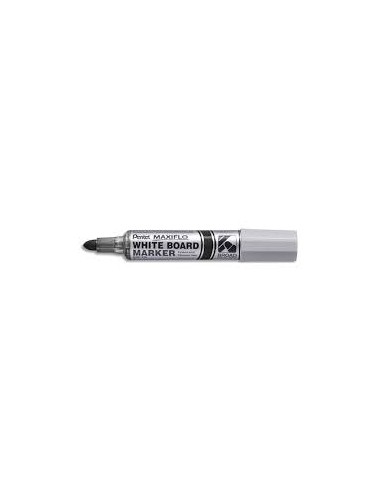 PENTEL Marqueur effaçable à sec MAXIFLO pointe ogive extra-large 4 mm. Encre Noire