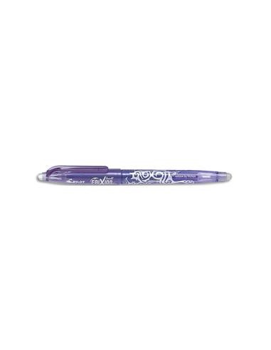 PILOT Roller FriXion Ball pointe fine 0,5 mm. Encre thermosensible effaçable Violet