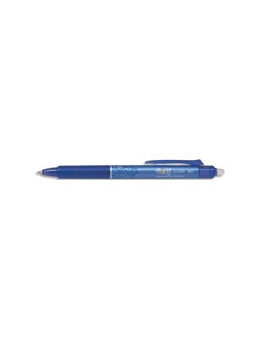 PILOT Roller FriXion Clicker pointe fine rétracatable 0,5 mm. Encre thermosensible effaçable Bleue