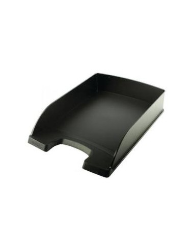 LEITZ Corbeille à courrier Leitz Plus standard - Noir - Dim L25,5 x H7 x P36 cm