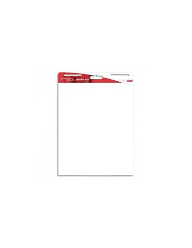 PERGAMY Lot de 2 blocs de 30 feuilles Meeting notes repositionnables, dos adhésif - L63.5 x H79.2 cm