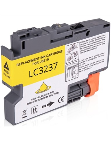 Compatible Brother LC-3237Y - Jaune - Cartouche Brother