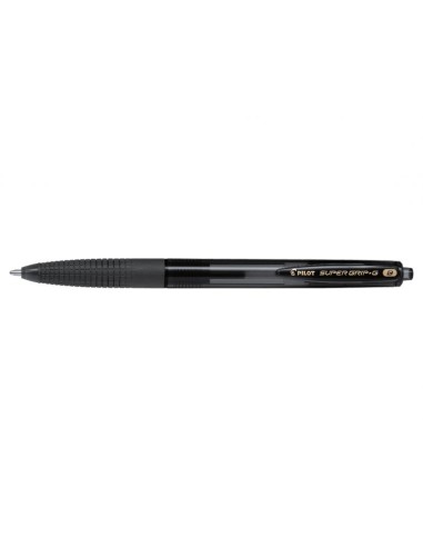 PILOT Stylo bille SUPER GRIP G rétractable poine extra large, encre Noire