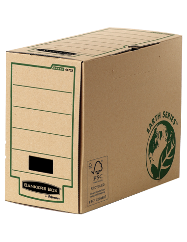 BANKERS BOX Boite d’archives A4+ Earth Series dos de 15 cm