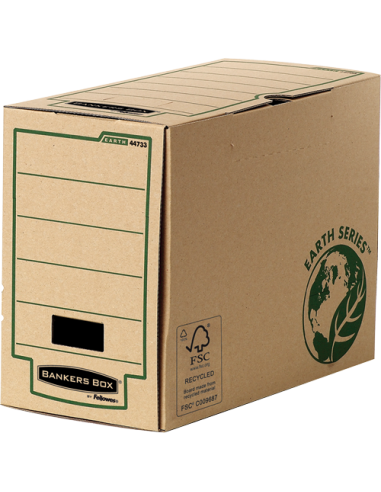 BANKERS BOX Boite d’archives A4+ Earth Series dos de 20 cm