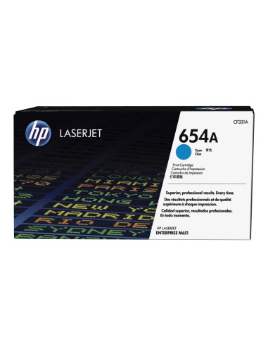 HP CF331A - HP 654A - Cyan  - Toner HP