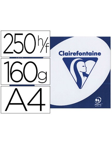 Papier clairefontaine - extra blanc - A4 - 160g/m2 - 250 feuilles