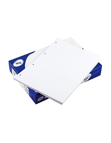 CLAIREFONTAINE Ramette de 500 feuilles papier Blanc CLAIRALFA 80 grammes format A4 perforé 4 trous 2989