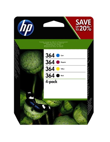 HP 364 - HP N9J73AE - Pack de 4 Cartouches d'encre HP