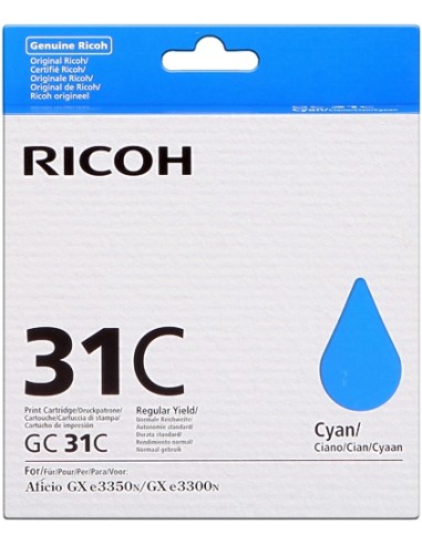 Ricoh GC 31C - Low Yield - Cyan - Cartouche d'encre Ricoh