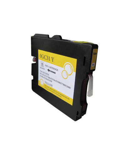 Compatible Ricoh GC 31Y - Low Yield - Jaune - Cartouche d'encre Ricoh