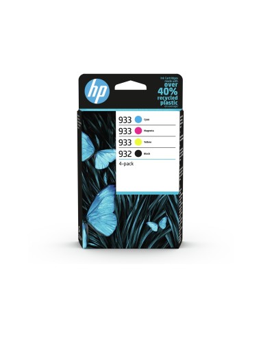 HP 932 HP 933 - HP 6ZC71AE - Pack de 4 Cartouches HP