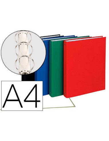 Classeur exacompta 4 anneaux A4 polypropylène - dos 40mm 10 coloris assortis