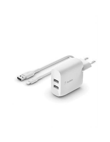 Pack Chargeur Secteur 1A + Câble Lightning 1M Blanc (Non MFI) TQ 