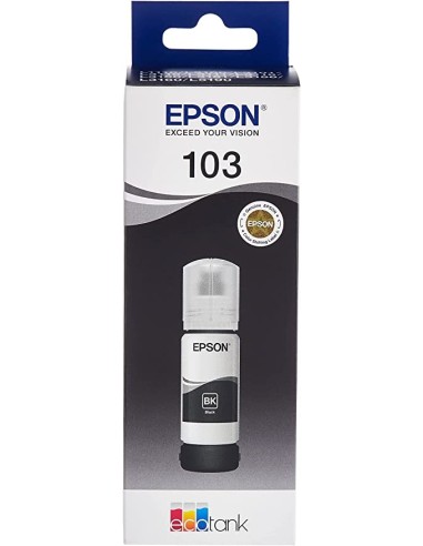 Epson 103 - Epson C13T00S14A10 - EcoTank 103 - Noir - Flacon d'encre Epson