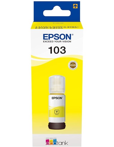 Epson 103 - Epson C13T00S44A10 - EcoTank 103 - Jaune - Flacon d'encre Epson