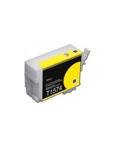 Compatible Epson T1574 - Epson  Tortue - Jaune - Cartouche Epson