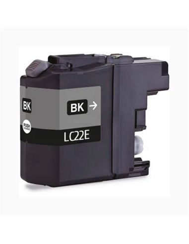 CompatibleBrother LC-22EBK - Noir - Cartouche Compatible Brother