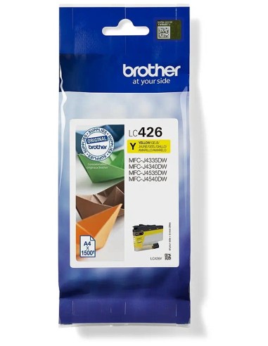 Brother LC-426 - Jaune pour Brother MFC-J4340DW, Brother MFC-J4540DW, Brother MFC-J4540DWXL