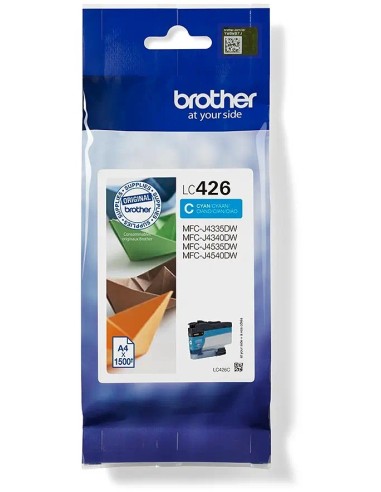 Brother LC- 426 Cyan pour Brother MFC-J4340DWW, Brother MFC-J450DW, Brother MFC-J4540DWL