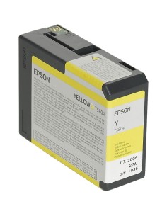 T5804 Jaune Cartouche jet d'encre Epson