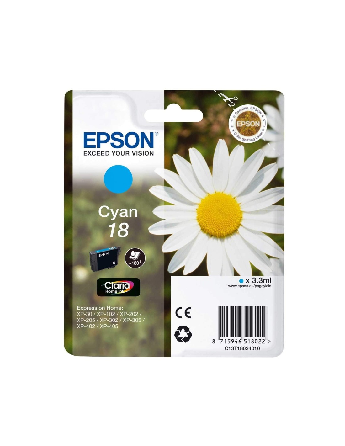 Epson 18 Pâquerette - Pack de 4 - noir, cyan, magenta, jaune