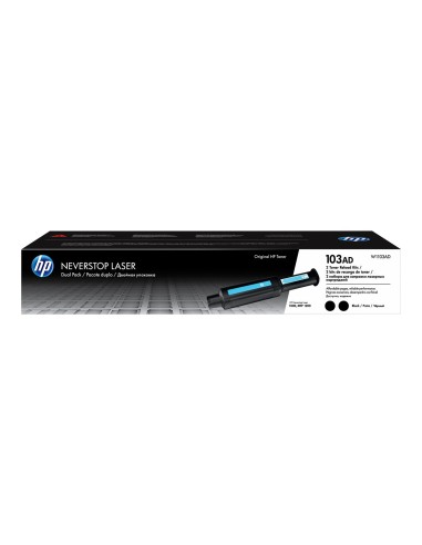 HP W1103AD - 103A - Noir - Pack de 2 Toners HP