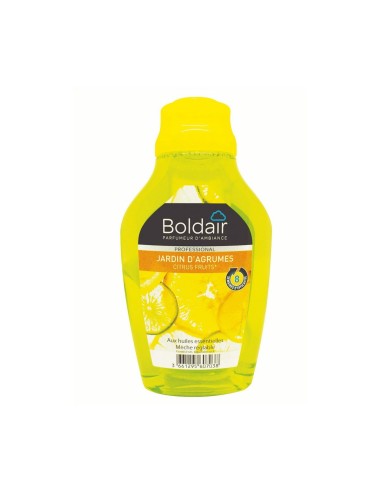 BOLDAIR Flacon mèche 375 ml réglable, aux huiles essentielles, parfum Jardin d'agrumes Professional