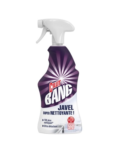 CILLIT BANG Spray de 750 ml nettoyant superpuissant avec javel