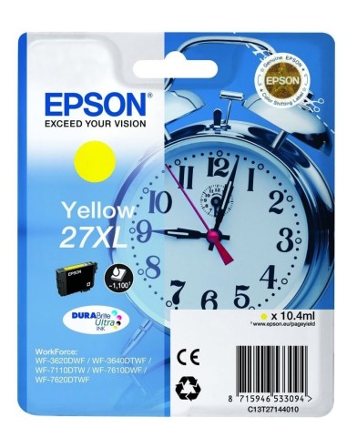 Epson T2714 - Epson 27XL -Epson  Reveil - Jaune - Cartouche Epson