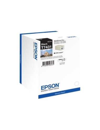 Epson T7431 - noir - originale - cartouche d'encre