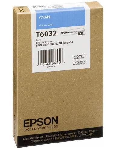 Epson T6032 - Cyan - Cartouche Epson