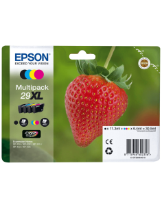 T2996 - 29XL - Pack de 4 Cartouches Epson "Fraise" Claria Premium