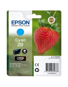 T2982 - 29 - Cyan - Cartouche Epson "Fraise" Claria