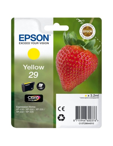 T2984 - 29 - Jaune - Cartouche Epson "Fraise" Claria