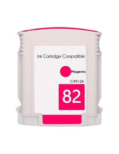 C4912A - 82 - Magenta - Cartouche Compatible jet d'encre Haute Capacité HP