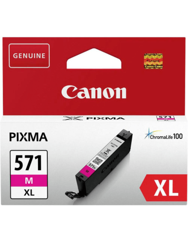 CLI-571Y XL - Magenta - Cartouche Haute Autonomie Canon 