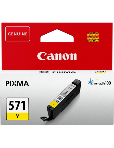 CLI-571Y XL - Jaune - Cartouche Haute Autonomie Canon 