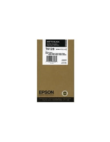 Epson T6128 - noir mat - originale - cartouche d'encr