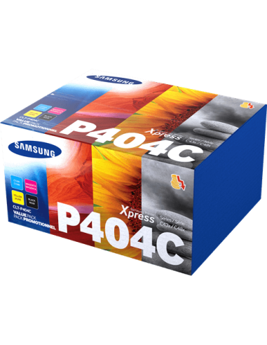 CLT-P404C - Noir / Couleurs - Pack de Toners Samsung (Lot de 4)