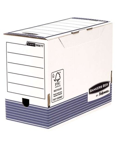 Fellowes Bankers Box Caja de Archivo Definitivo 150mm A4 - Montaje Automatico Fastfold - Carton Reciclado Certificacion FSC