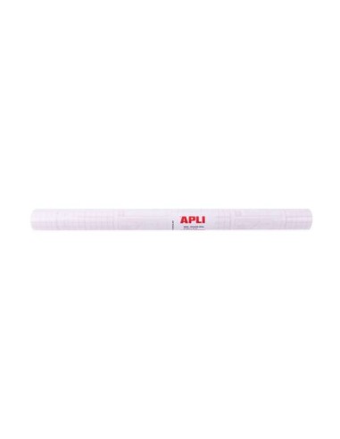 Apli Forro de Libros en Rollo 80µ 3 x 0,5 m - Polipropileno - Adhesivo Reposicionable - Alta Resistencia