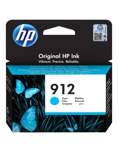 HP 912 - 3YL77AE - Cyan - Cartouche