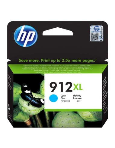 HP 912XL - 3YL81AE - Cyan - Cartouche